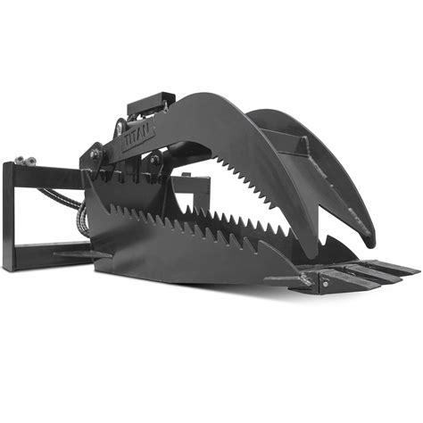 stump grapple bucket for skid steer|stump bucket for kubota tractor.